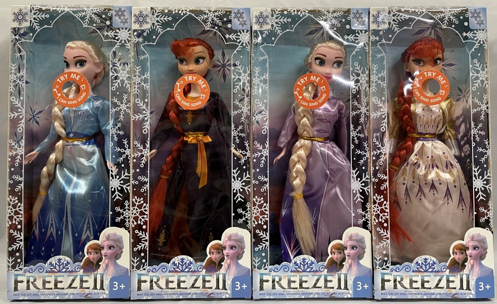 Музыкальная кукла Frozen 4 вида