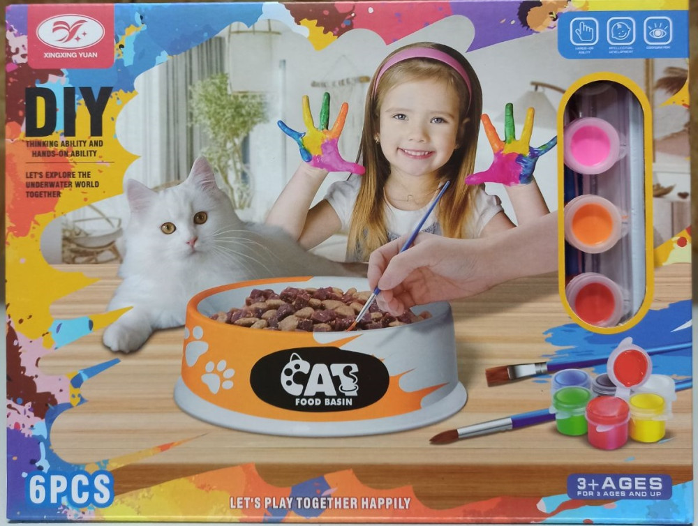 Керамическая миска для кошек